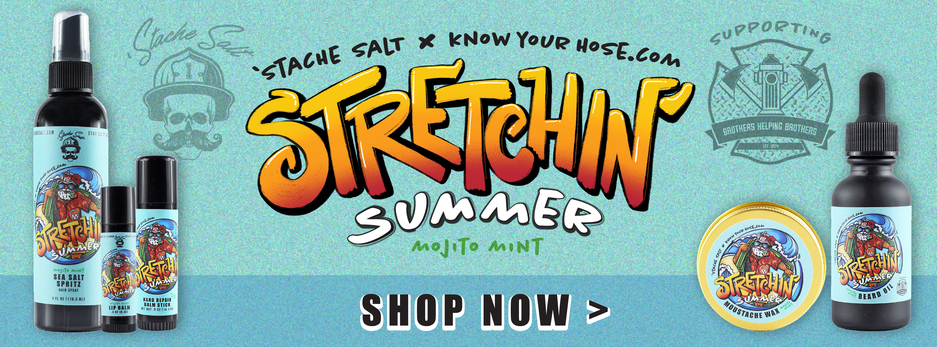 'Stache Salt x KnowYourHose Stretchin' Summer Mojito Mint Collection