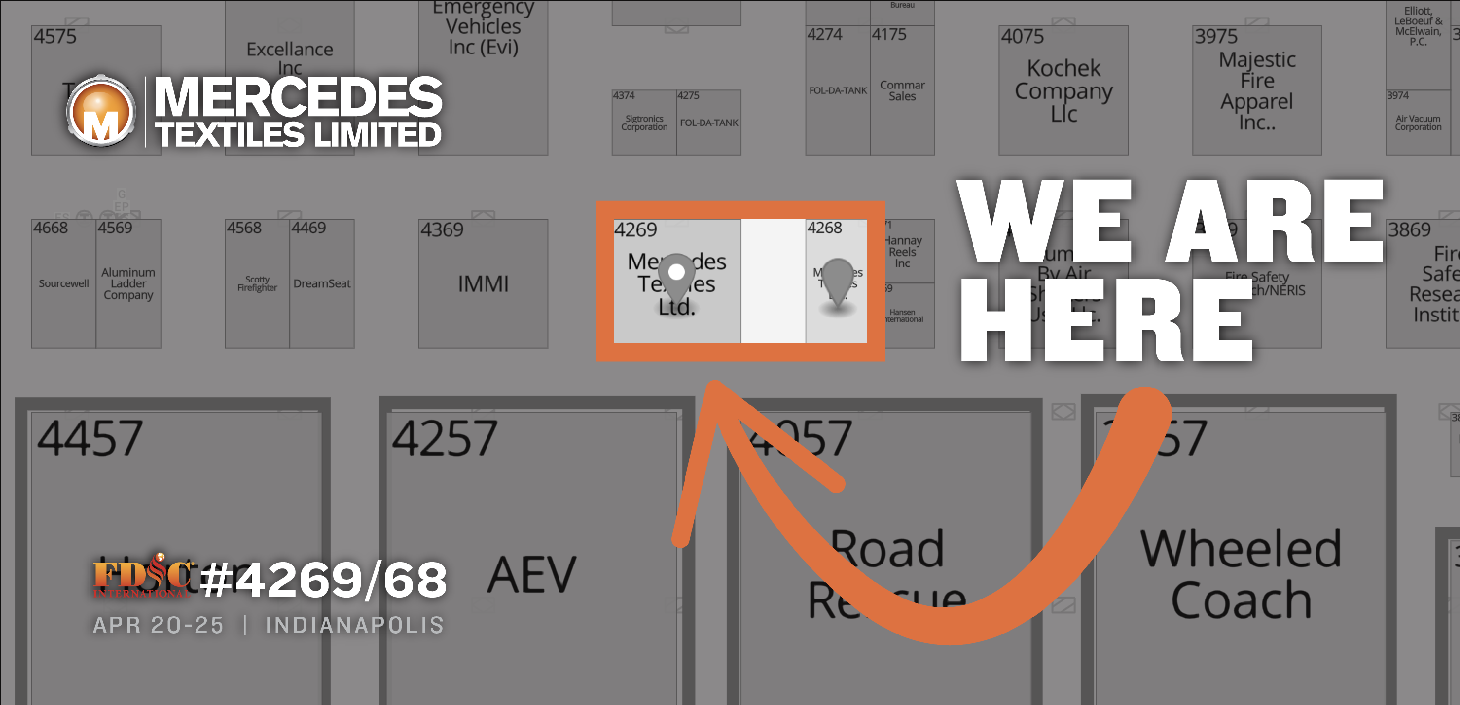 Find us at booth 4269 inside FDIC