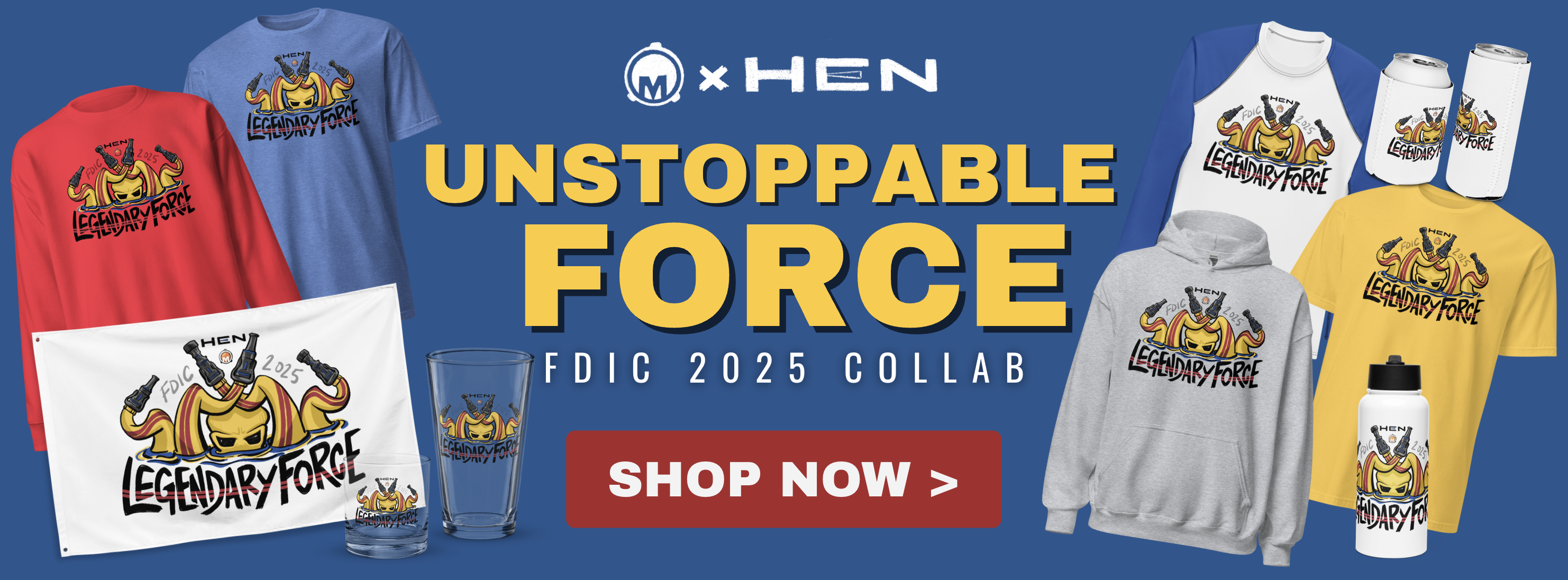 Mercedes + HEN Nozzles FDIC 2025 Collab Swag